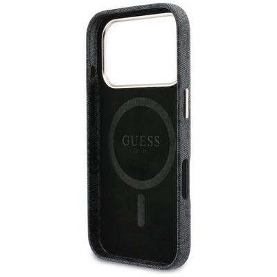 Guess 4G Script MagSafe case for iPhone 17 Pro - black