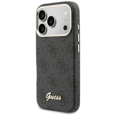 Guess 4G Script MagSafe case for iPhone 17 Pro Max - black