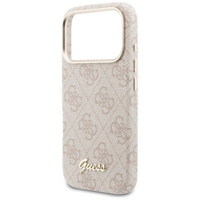 Guess 4G Script MagSafe Case for iPhone 17 Pro Max - Pink