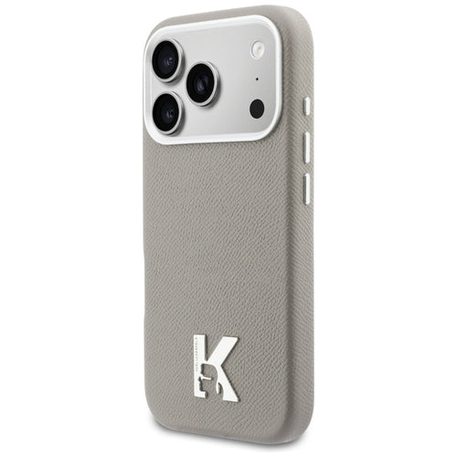 Karl Lagerfeld Karl Head Logo MagSafe Case for iPhone 17 Pro - Gray