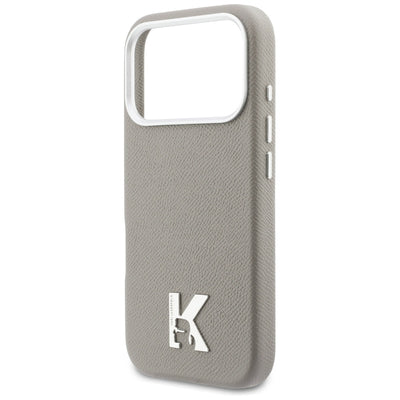 Karl Lagerfeld Karl Head Logo MagSafe Case for iPhone 17 Pro - Gray