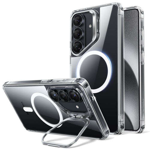 ESR Classic Hybrid Kickstand MagSafe Case for Samsung Galaxy S26+ - Transparent