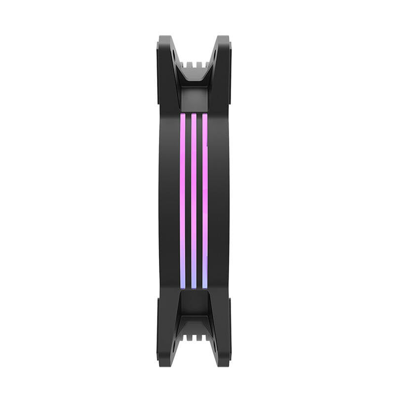 Computer-Lüfter-Set Darkflash C6, RGB, 3in1 120x120 (schwarz)