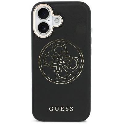 Guess Perforated 4G MagSafe case for iPhone 17 - black