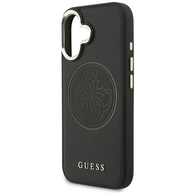 Guess Perforated 4G MagSafe case for iPhone 17 - black
