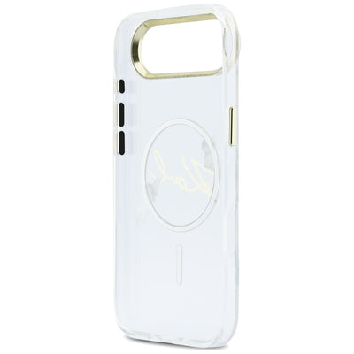 Karl Lagerfeld IML Choupettes Karl Script Logo MagSafe iPhone Air Case - Clear