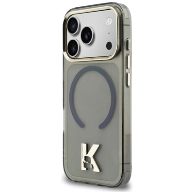 Karl Lagerfeld IML K Head Logo MagSafe Case for iPhone 17 Pro - Black