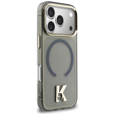 Karl Lagerfeld IML K Head Logo MagSafe Case for iPhone 17 Pro - Black