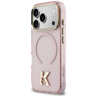 Karl Lagerfeld IML K Head Logo MagSafe Case for iPhone 17 Pro Max - Pink