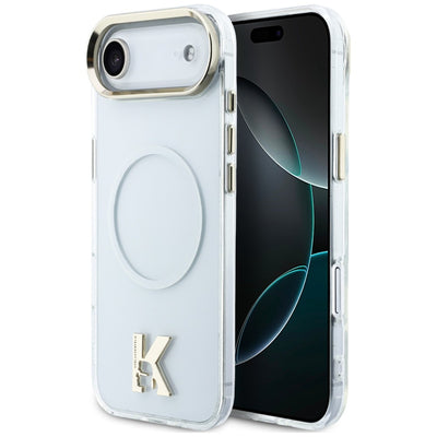 Karl Lagerfeld IML K Head Logo MagSafe Case for iPhone Air - Clear