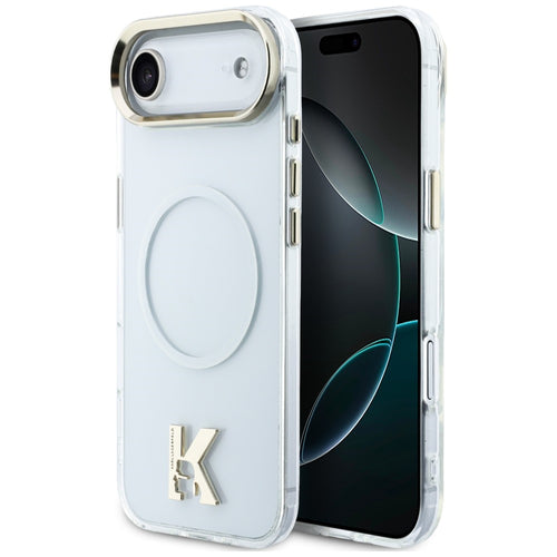 Karl Lagerfeld IML K Head Logo MagSafe Case for iPhone Air - Clear