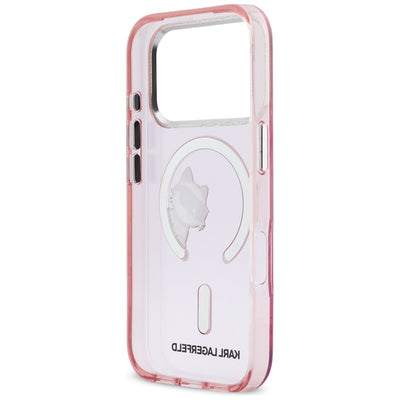Karl Lagerfeld IML Peekaboo MagSafe Case for iPhone 17 Pro - Pink