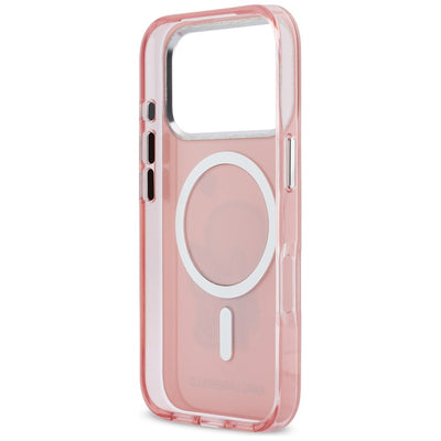 Karl Lagerfeld Karl & Choupette Back MagSafe Case for iPhone 17 Pro Max - Pink