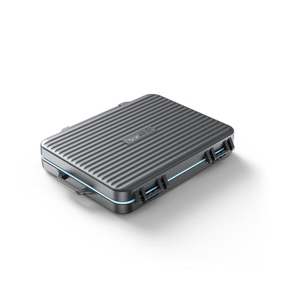 Orico PHCD Case for Memory Cards and Data Media Black 2.5" SSD 2.5" HDD M.2 SSD SD Micro SD CompactFlash Card Reade