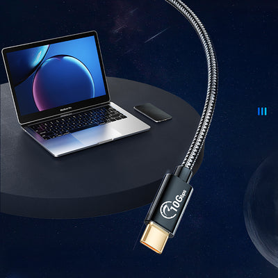 Orico CAF31 USB-C - USB-A 3.1 Gen 2 10Gbps 30cm OTG adapter - black