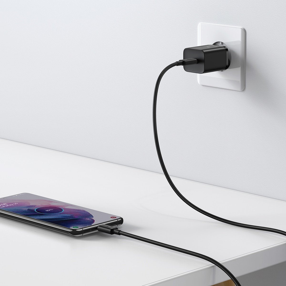 Baseus Super Si Quick Charger 1C 25W with USB-C cable for USB-C 1m (black) - Product Image 9