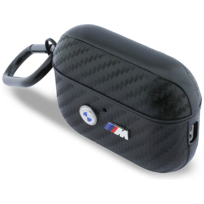 BMW Carbon Metal Logo Case for AirPods Pro 3 - Black