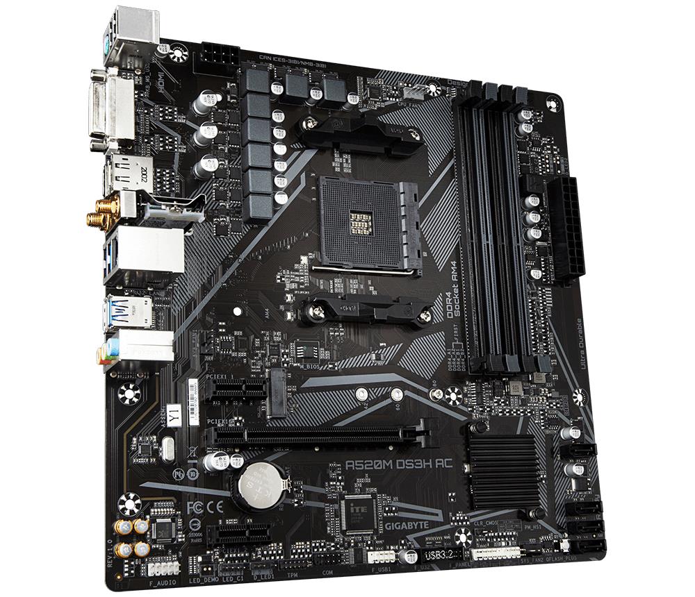 MB AMD A520 SAM4 MATX/A520M DS3H AC 1.4 GIGABYTE