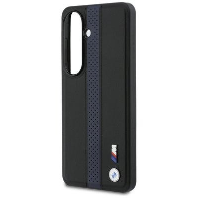 BMW Perforated Stripe Logo MagSafe Case for Samsung Galaxy S26 - Blue