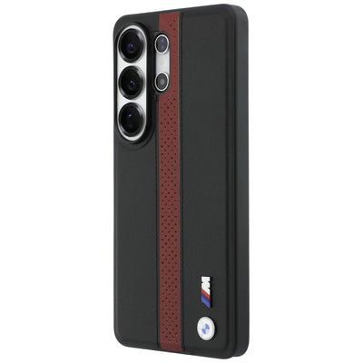 BMW Perforated Stripe Logo MagSafe Case for Samsung Galaxy S26 Ultra - Red