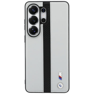 BMW Perforated Stripe Logo MagSafe Case for Samsung Galaxy S26 Ultra - Gray