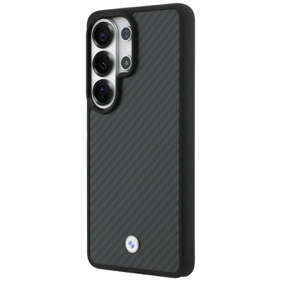 BMW Sign Magnetic Carbon Fiber MagSafe Case for Samsung Galaxy S26 Ultra - Black