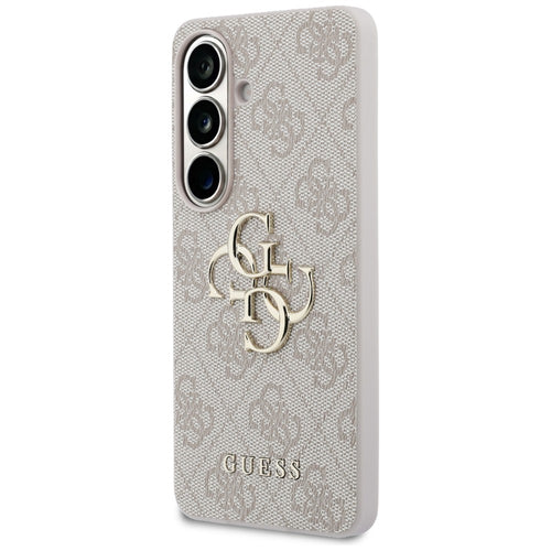 Guess 4G Big Metal Logo Case for Samsung Galaxy S26 Plus - Pink