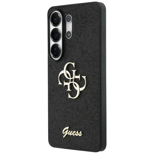 Guess Fixed Glitter Big 4G Metal Logo case for Samsung Galaxy S26 Ultra - black