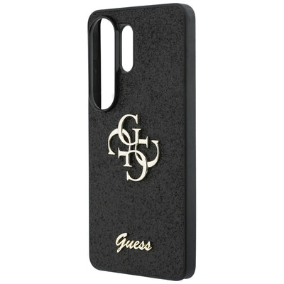 Guess Fixed Glitter Big 4G Metal Logo case for Samsung Galaxy S26 Ultra - black