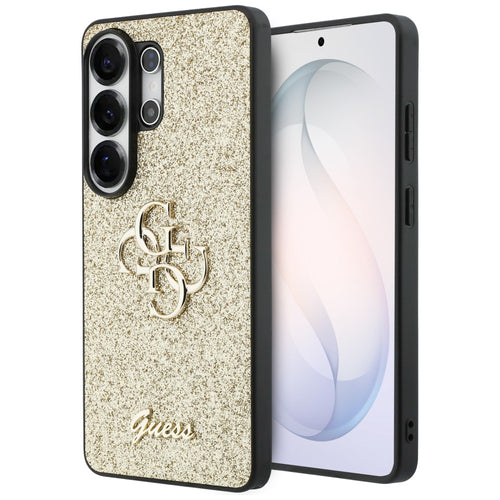 Guess Fixed Glitter Big 4G Metal Logo case for Samsung Galaxy S26 Ultra - gold