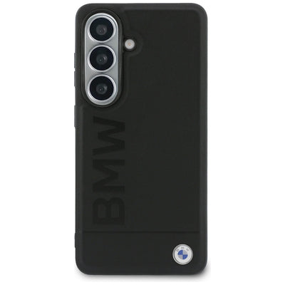 BMW Leather Hot Stamp MagSafe Case for Samsung Galaxy S26 - Black