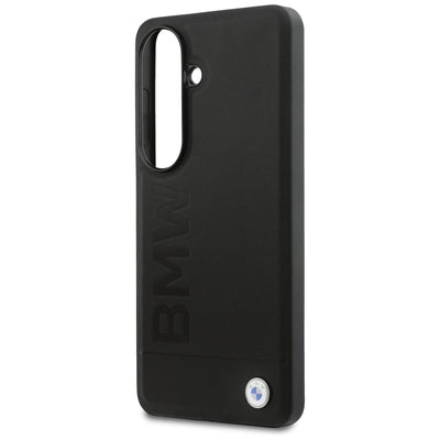 BMW Leather Hot Stamp MagSafe Case for Samsung Galaxy S26 - Black