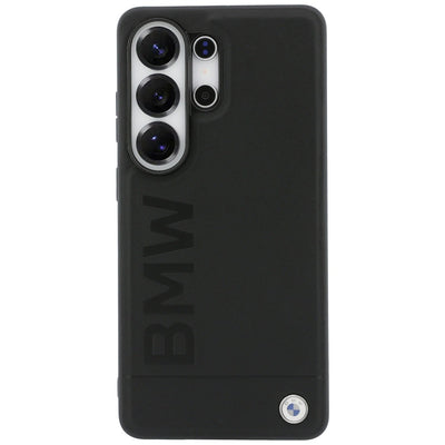 BMW Leather Hot Stamp MagSafe Case for Samsung Galaxy S26 Ultra - Black