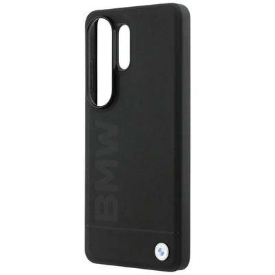 BMW Leather Hot Stamp MagSafe Case for Samsung Galaxy S26 Ultra - Black