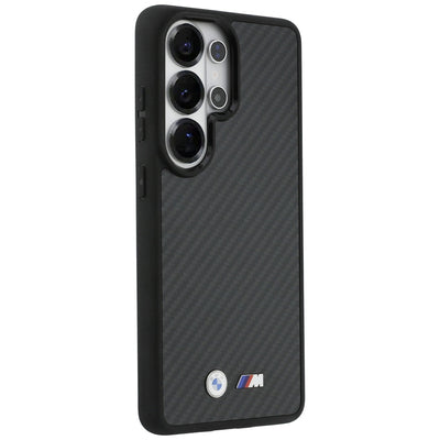 BMW M Kevlar Logo MagSafe Case for Samsung Galaxy S26 Ultra - Black