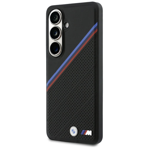 BMW Tricolor Metal Logo MagSafe Case for Samsung Galaxy S26 - Black