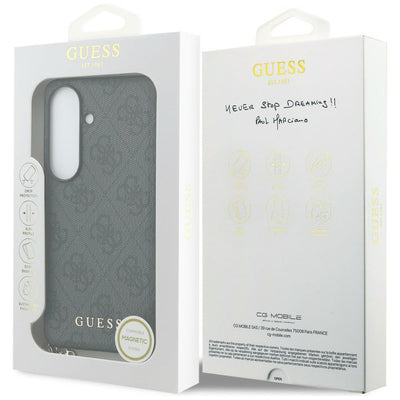 Guess 4G Classic Logo Charm MagSafe case for Samsung Galaxy S26 - black