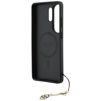 Guess 4G Classic Logo Charm MagSafe Case for Samsung Galaxy S26 Ultra - Pink