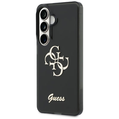 Guess IML Big Metal 4G Script case for Samsung Galaxy S26 - black