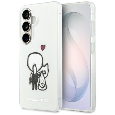 Karl Lagerfeld IML Karl&Choupette MagSafe Case for Samsung Galaxy S26 - Transparent