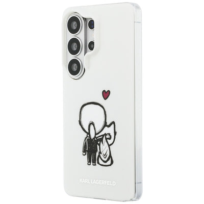 Karl Lagerfeld IML Karl&Choupette MagSafe Case for Samsung Galaxy S26 Ultra - Transparent