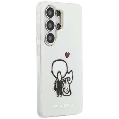 Karl Lagerfeld IML Karl&Choupette MagSafe Case for Samsung Galaxy S26 Ultra - Transparent