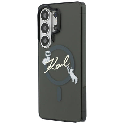 Karl Lagerfeld IML KC Script MagSafe Case for Samsung Galaxy S26 Ultra - Black