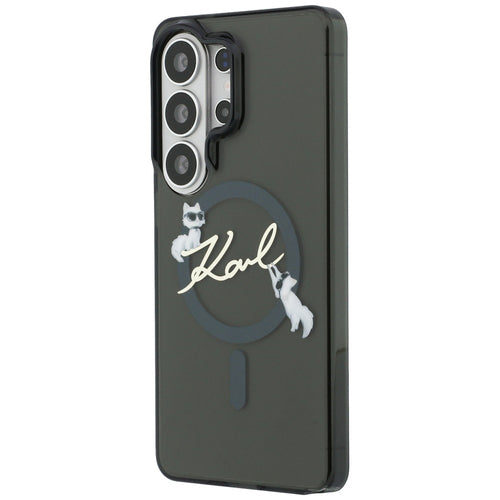 Karl Lagerfeld IML KC Script MagSafe Case for Samsung Galaxy S26 Ultra - Black