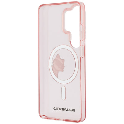 Karl Lagerfeld IML Peekaboo Choupette MagSafe Case for Samsung Galaxy S26 Ultra - Pink