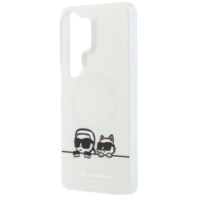 Karl Lagerfeld IML Peekaboo Karl&Choupette MagSafe Case for Samsung Galaxy S26 Ultra - Transparent