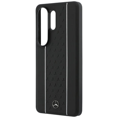 Mercedes Laurel Leaves Vertical Stripes MagSafe Case for Samsung Galaxy S26 Ultra - Black and White