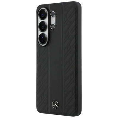 Mercedes Laurel Leaves Vertical Stripes MagSafe Case for Samsung Galaxy S26 Ultra - Black
