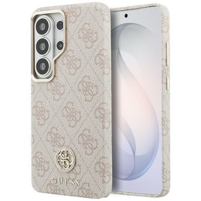 Guess 4G Rhinestone Round Logo MagSafe Case for Samsung Galaxy S26 Ultra - Pink