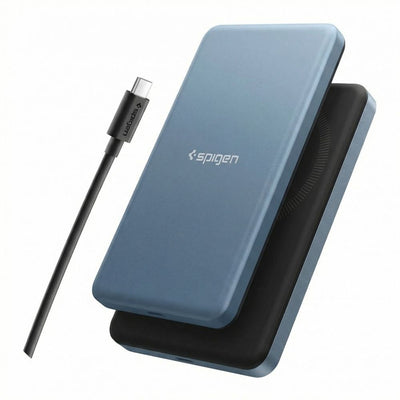 Spigen EA2205MQ Essential MagSafe 5000MAH 22.5W QI2 Power Bank - Navy Blue